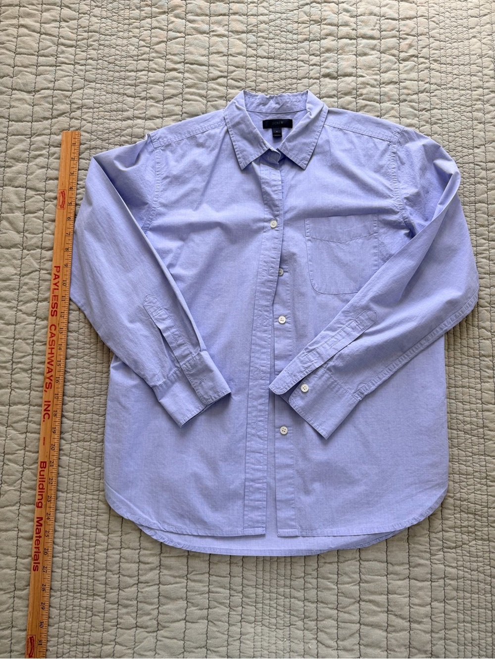 J Crew Women’s Light Blue Button-Down Shirt